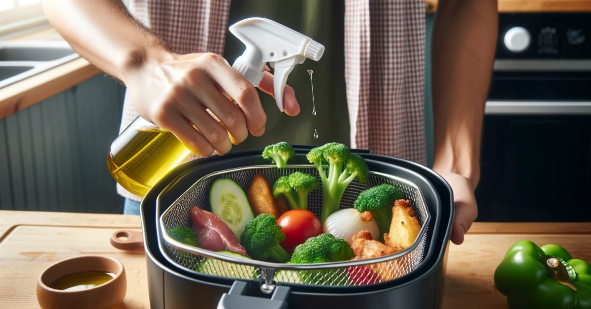 Oliespray til airfryer