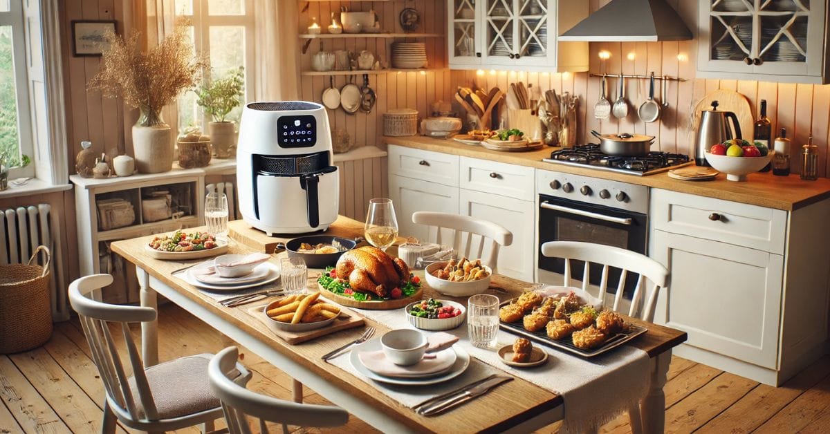 Nem gæstemad i airfryer