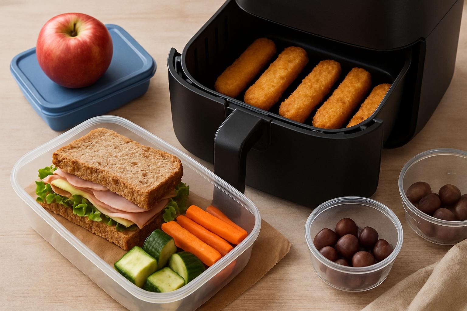 Airfryer til madpakken – 7 nemme snacks børnene vil elske