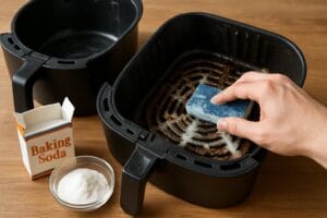 Rengør din airfryer med bagepulver – effektiv guide
