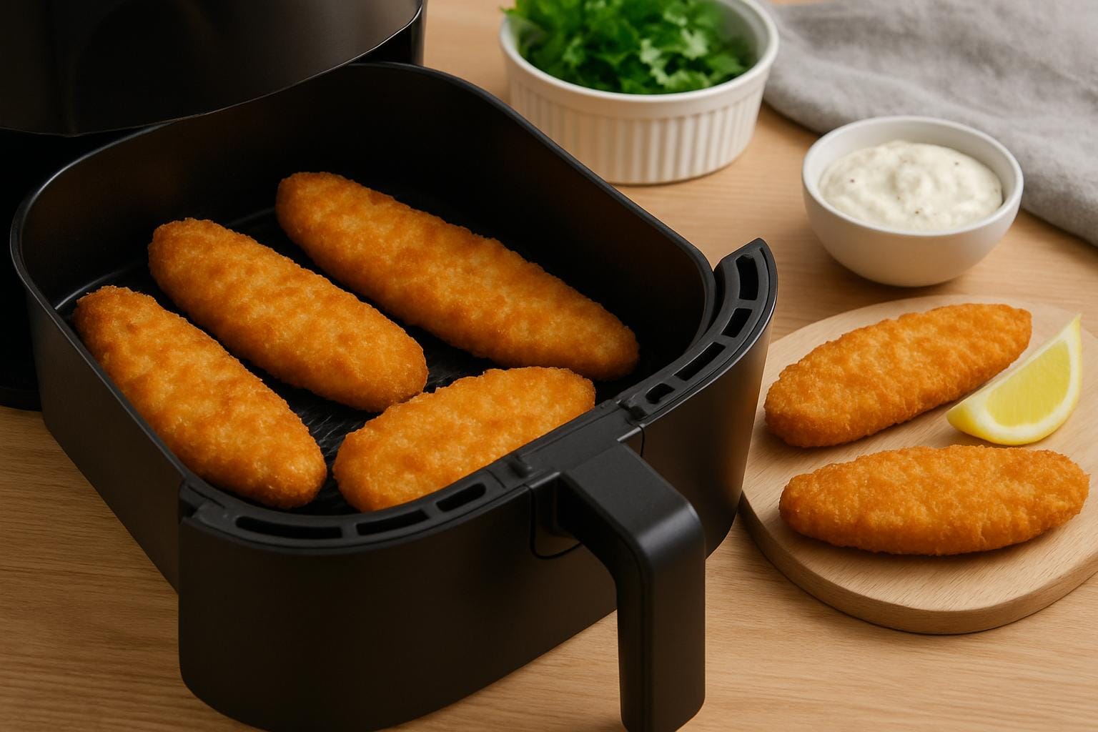 Sprød fiskefilet i airfryer – nem opskrift til aftensmad