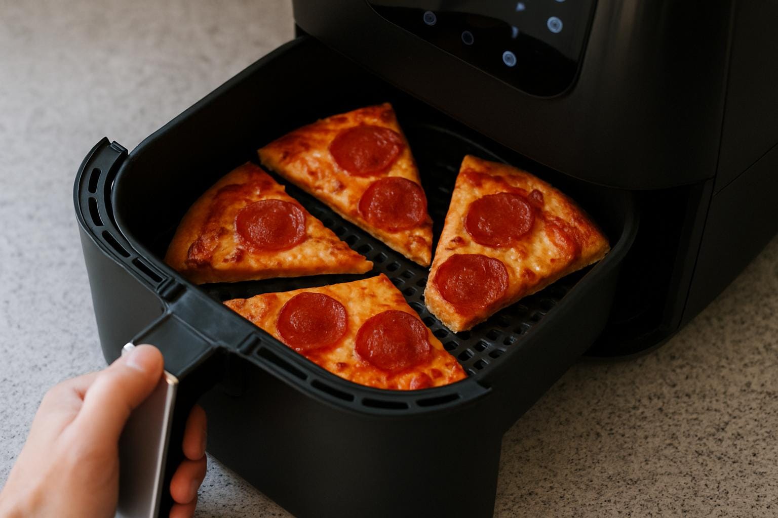 Sådan genopvarmer du rester i airfryer – undgå tør mad