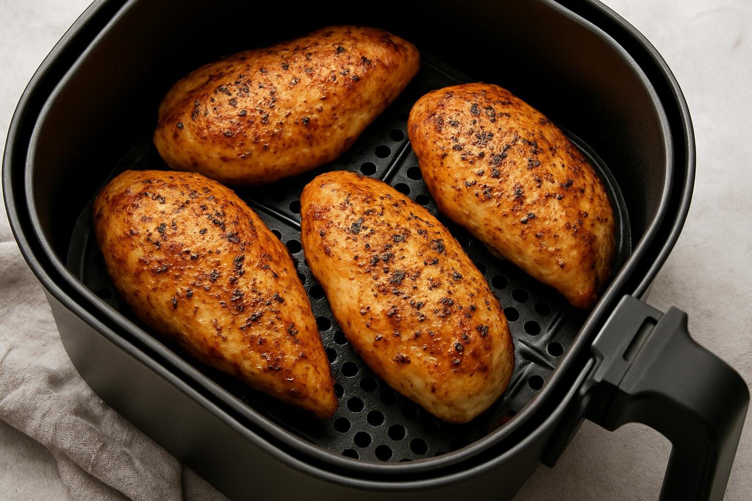 Sådan laver du saftigt kyllingebryst i airfryer – trin-for-trin guide