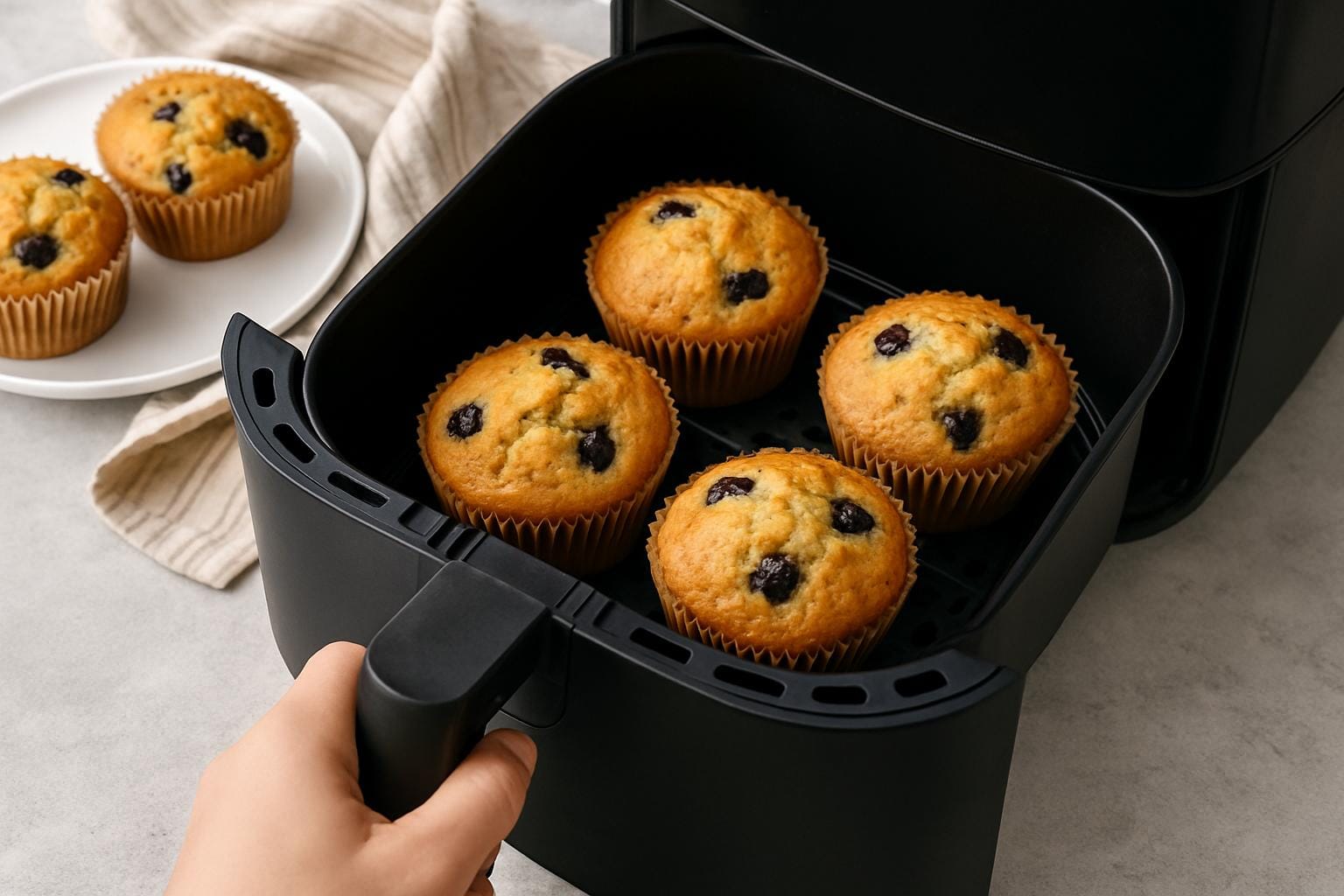 Muffins i airfryer – hurtig og nem opskrift til alle lejligheder